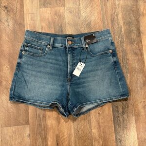 EXPRESS Women's 90’s High-Rise Blue Denim Shorts size 12